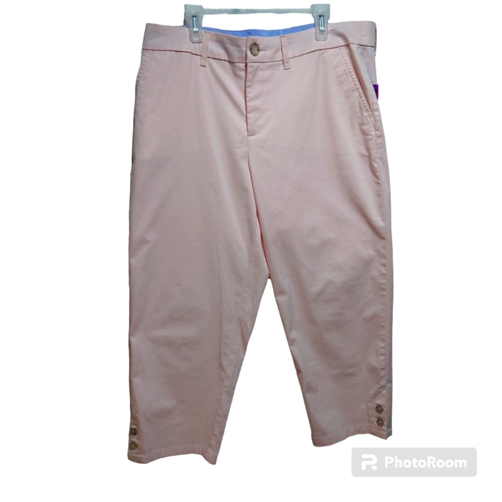 Croft & barrel light pink Capri pants. Size 10